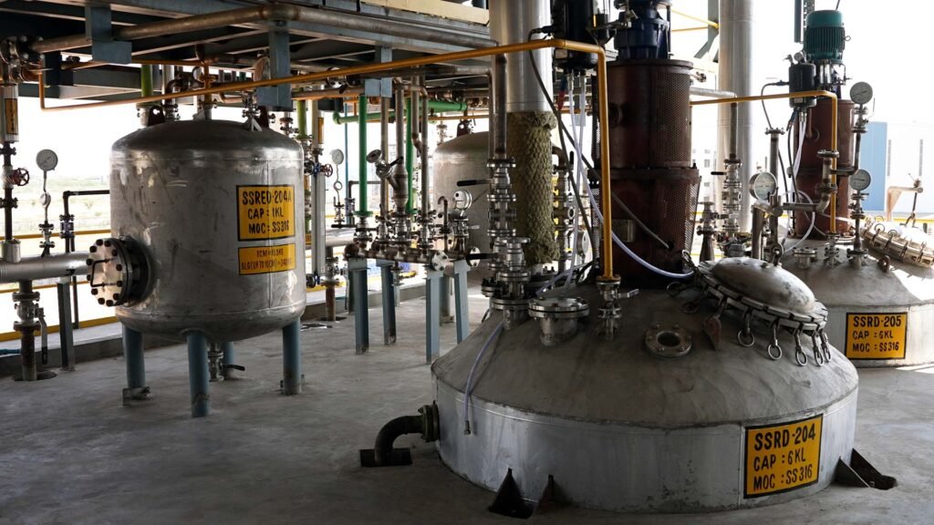 Multipurpose chemical reactors at Suntrox Finechem